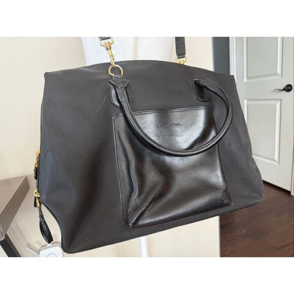 Lancel Black Leather Travel Bag - Picture 3 of 9